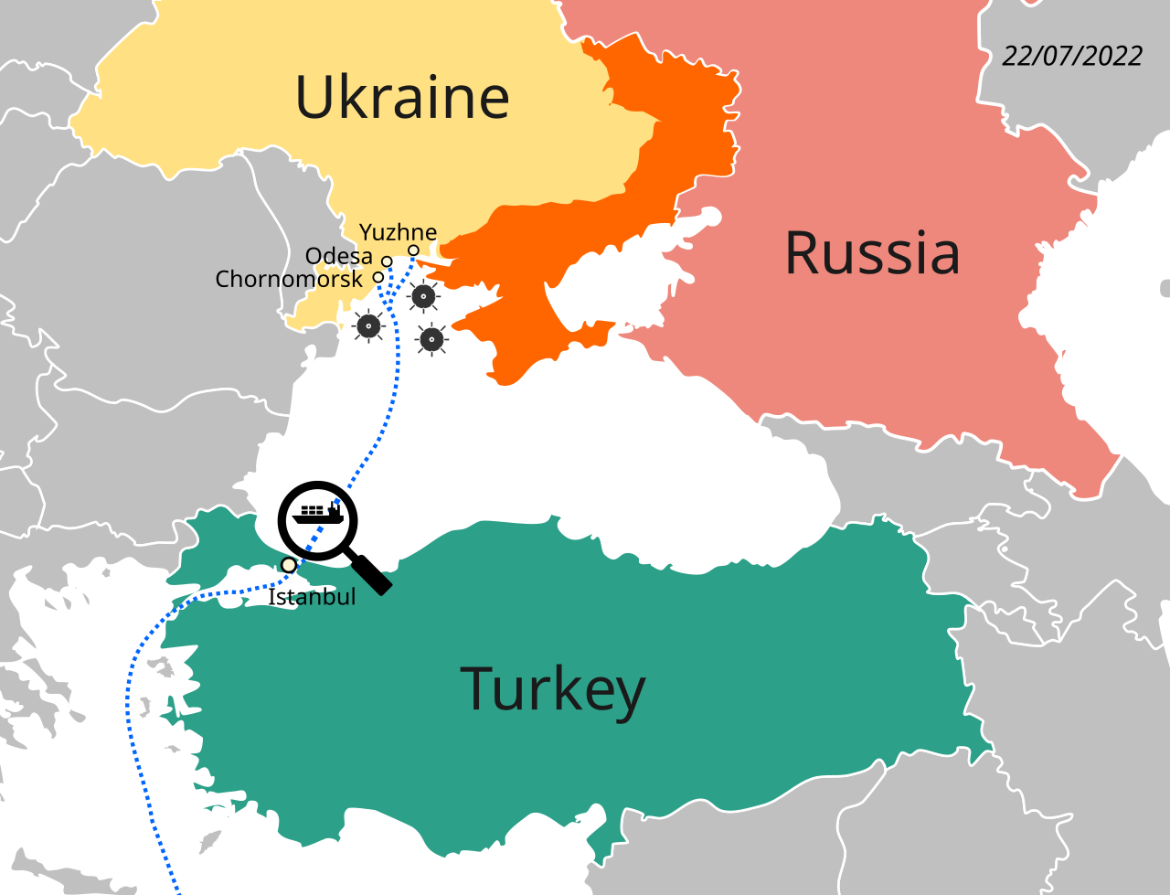 Ukraine Grain Hit by Russia Black Sea Attack → Freight Costs Up